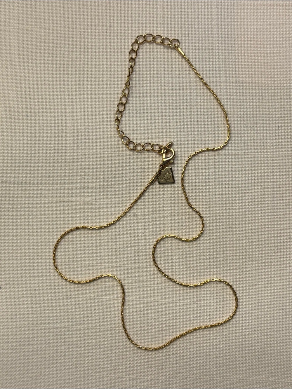 Cookie Lee Gold Twist Chain Necklace